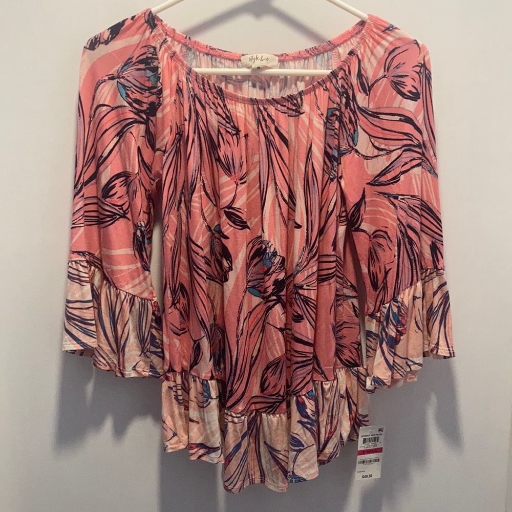 Style & Co off shoulder top